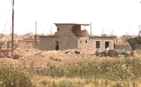 A house damaged by fighting in Bashir in 2016. File photo: Rudaw