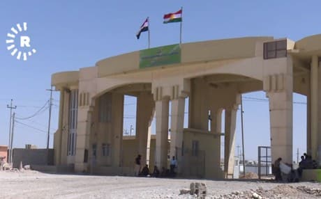 Located on the border between the Kurdistan Region and Kermanhah, Parviz-Khan crossing will implement a free-trade zone starting on July 7, 2018. Photo: Rudaw TV