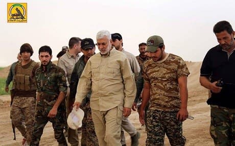 Deputy head of the Hashd al-Shaabi Abu Mahdi al-Muhandis. Photo: Hashd media office