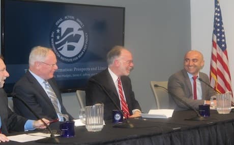 The author (first right) said that in its opening to neighbors, Turkey has built strong relations with the autonomous Kurdistan Region. Photo: Washington Institute