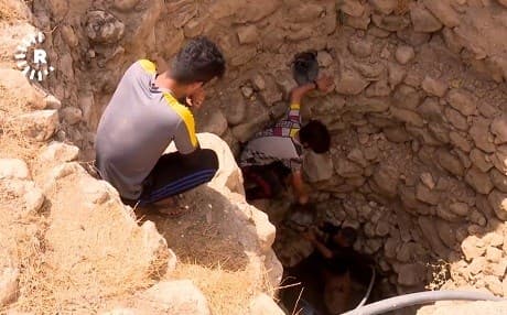 Li navçeya Şêxan xelk ji ber kêmbûna avê koç dikin