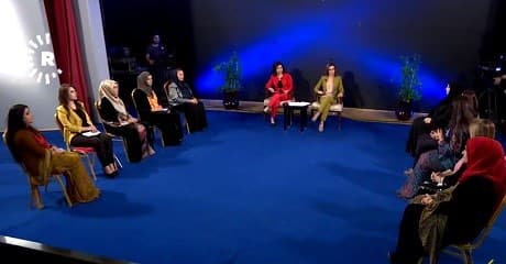 Rudaw hosted a panel discussion on women in Kurdistan Region politics. Photo: Rudaw TV