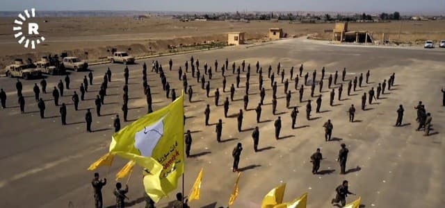 SDF forces in Deir ez-Zor in May 2018. Photo: Rudaw 
