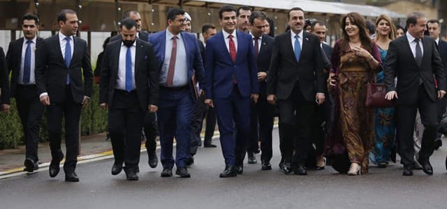 MPs from the Kurdistan Region arrive at parliament in the capital city of Erbil on November 6, 2018. Photo: Mohammed Shwani | Rudaw