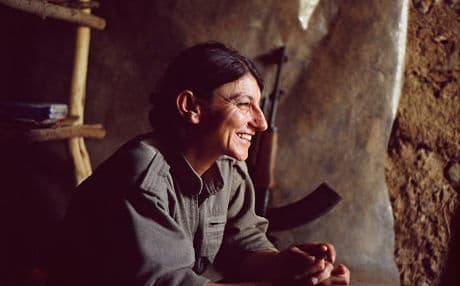 She has already found Sozdar, a female PKK fighter who will play the role of Gulistan. Sozdar herself has grown up inside the group since the age of nine. Photo: Zayne Akyol