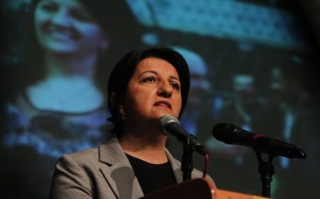 Pervin Buldan, the female co-chair of the HDP, is 51 and was born in Hakkari, Turkey. Photo: HDP