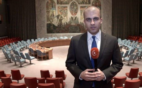 Rudaw Media Network's New York Bureau Chief Majeed Gly reports from United Nations Headquarters in New York. File photo: Rudaw