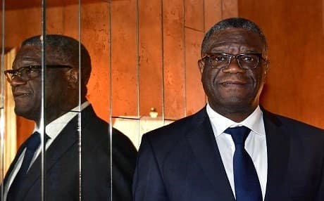 Nobel Peace Prize laureate, Congolese gynecologist and Pentecostal pastor Denis Mukwege is pictured during an AFP interview in Oslo, Norway, on December 8, 2018. Photo: Tobias Schwarz | AFP