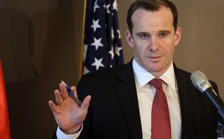 Brett McGurk's resignation is effective December 31. File photo: AFP