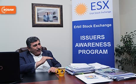Lukman Surji, manager of ESX communication department. Photo: Rudaw