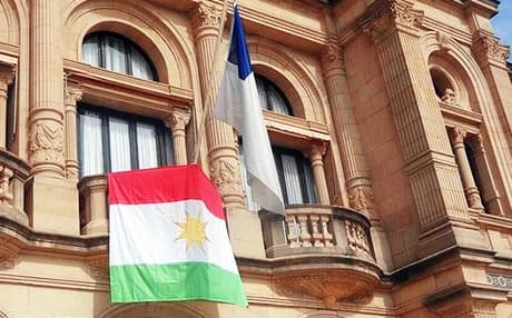 ئاڵای كوردستان لە ئیسپانیا 