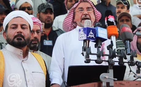 'We want a just ruler to run Iraq without discrimination,' Shammari said. Photo: Rudaw
