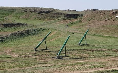 Three Grad rockets were discovered and disabled by Iraqi forces on Saturday. Photo: Joint Operations Command