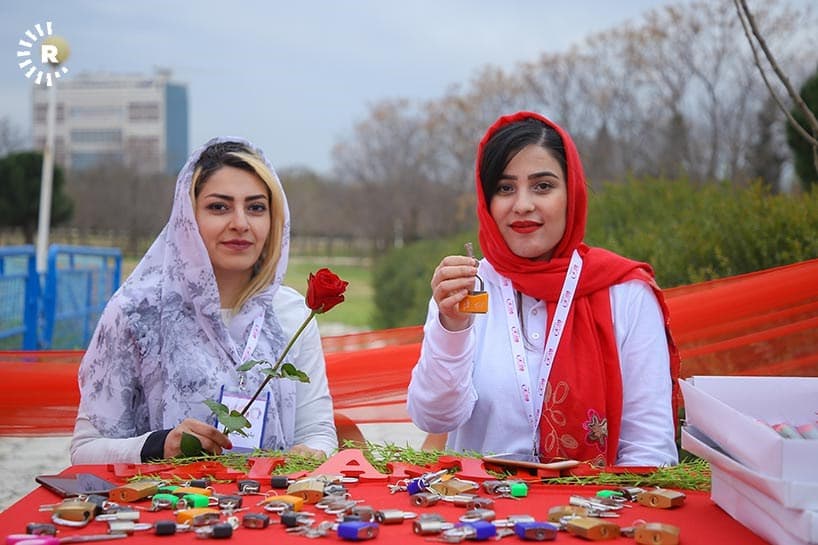 Locked down love: Erbil celebrates Valentine’s Day