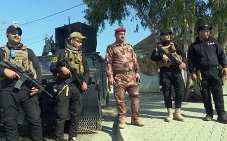 A new joint operations command which was formed in Kirkuk without the involvement of the Kurdish Peshmerga, includes the federal police, the Hashd al-Shaabi, counterterrorism forces and army units. Photo: Rudaw TV