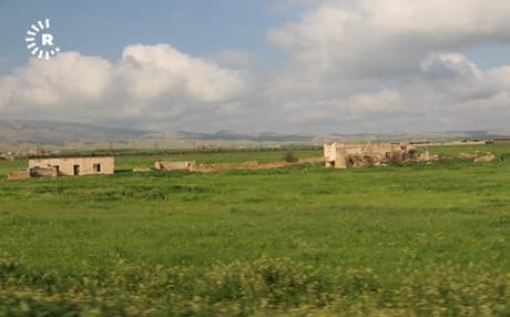 A photo taken on March 15, 2019, shows a building destroyed during the ISIS conflict in the Yezidi homeland of Shingal. File photo: Mahdi Faraj | Rudaw
