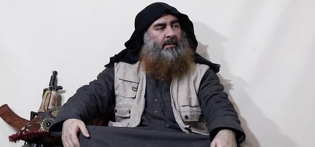 ISIS leader Abu Bakr al-Baghdadi purportedly shown in a new video published by ISIS media on Telegram, April 29, 2019. Photo: ISIS media / Telegram 