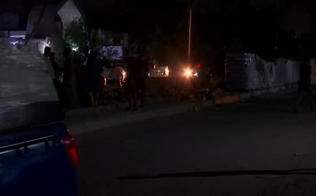 Ambulances, first responders, and security officials, work at the scene of an ISIS-claimed suicide bombing in Baghdad, Iraq, on May 9, 2019. Video: AP