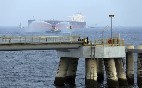 An oil tanker approaches to a new jetty during the launch of the new $650 million oil facility in Fujairah, United Arab Emirates on September 21, 2016 File photo: Kamran Jebreili | AP