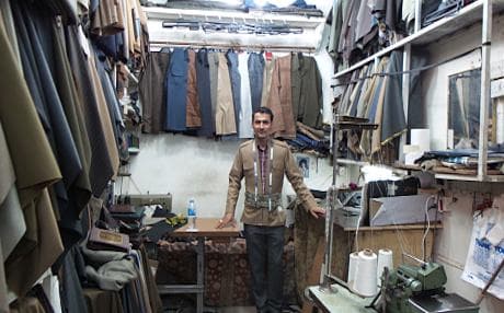 Hawras Khdr Osman is another second-generation tailor who has updated traditions in order to stay relevant to the younger end of the market. Photo by Mewan Ahmed