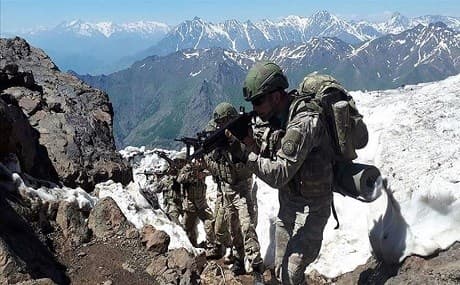Turkish commandos launch an operation in Hakurk, northern Kurdistan Region, May 28, 2019. Photo: Mustafa Aktas / Turkish Prime Ministry / handout
