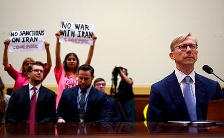 Brian Hook, US envoy for Iran, testifies before a House Foreign Affairs Subcommittee on the Middle East, North Africa, and International Terrorism hearing at the Capitol in Washington DC, June 19, 2019. Photo: Andrew Caballero-Reynolds / AFP