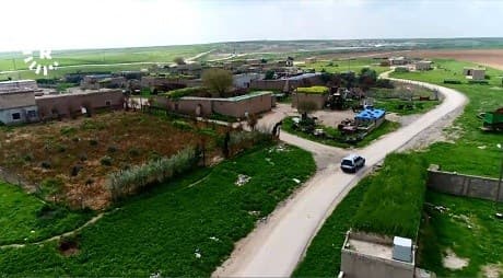 Kurdish village where Arabs were relocated to during the 1970s as part of the establishment of an "Arab belt" to lessen Kurdish presence PHOTO: Rudaw TV