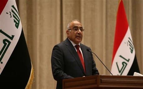 Iraqi Prime Minister Adil Abdul-Mahdi. Photo: AFP