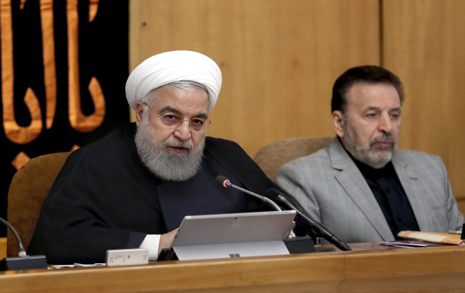 President Hassan Rouhani speaks in a cabinet meeting in Tehran, Iran, Wednesday, September 4, 2019. Photo: Iranian Presidency Office via AP