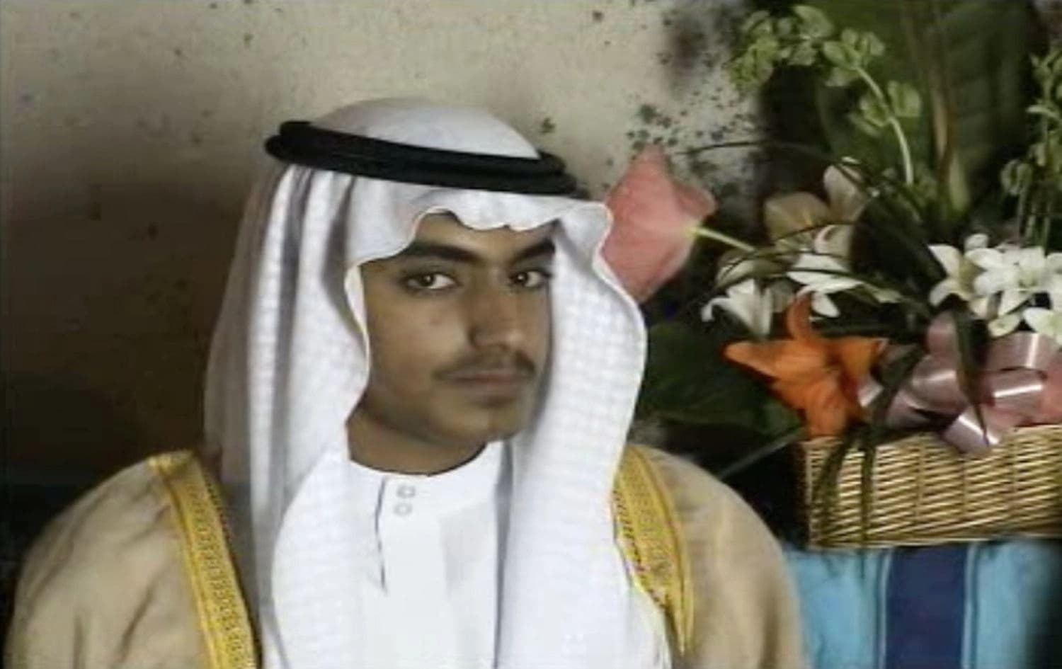 This still image of Al-Qaeda founder Osama Bin Laden's son Hamza bin Laden -- released by the CIA in November 2017 -- was taken from his wedding video, apparently filmed in Iran. AFP file handout