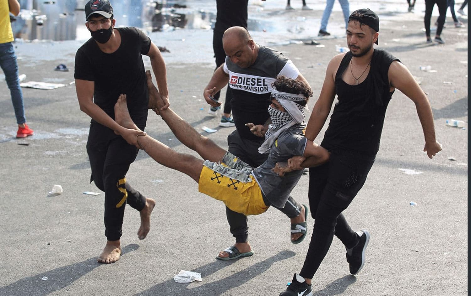 العراق .. ارتفاع حصيلة القتلى والجرحى مع تصاعد وتيرة الاحتجاجات AFP