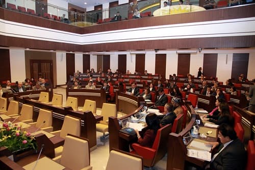 The Kurdistan parliament in session. Photo Rudaw