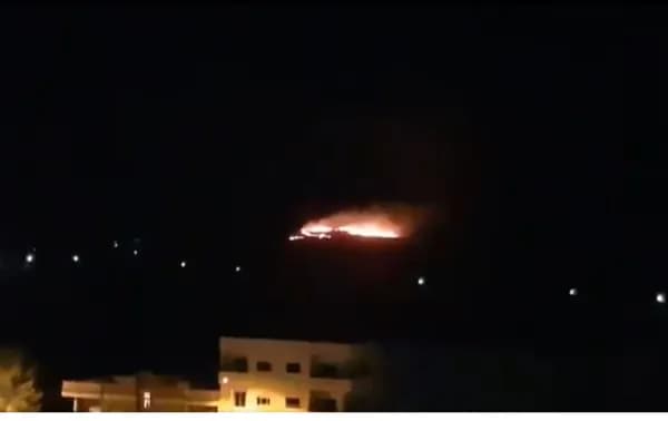 A Turkish police station hit by a Syrian Democratic Forces (SDF) attack from Kobane, Syria on October 12, 2019. Photo: SDF 