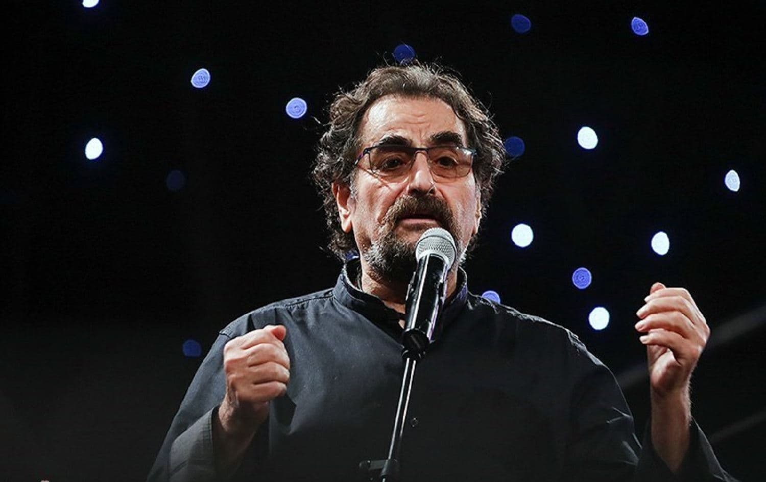 Kurdish singer Shahram Nazeri. File photo: Tasnim News / Hossein Tahavori