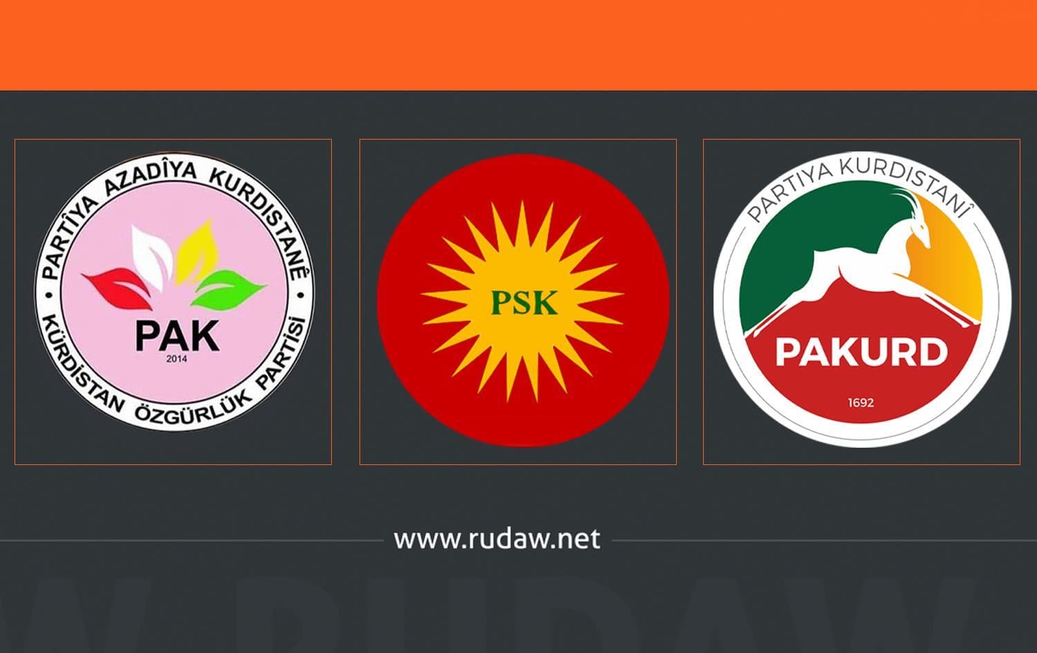 PSK, PAK ve PAKURD logoları