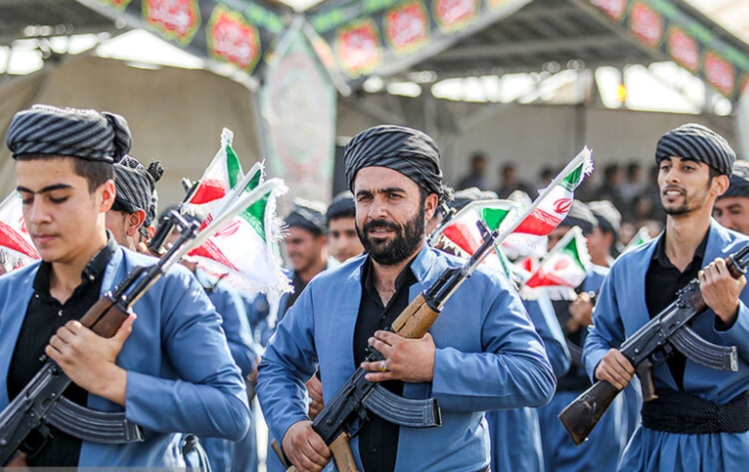 The annual parade of Iranian security forces in the presence of President Hassan Rouhani and senior IRGC officials in Tehran, Iran, September 22, 2019. File photo: Erfan Khoshkhoo / ISNA