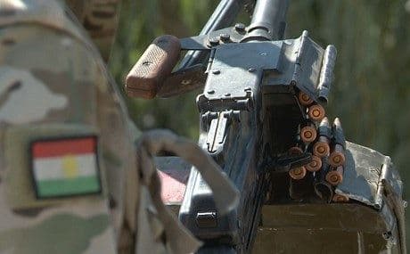 Heavily armed Peshmerga units assemble in Kolajo, Diyala province on August 5, 2019. File photo: Rudaw 