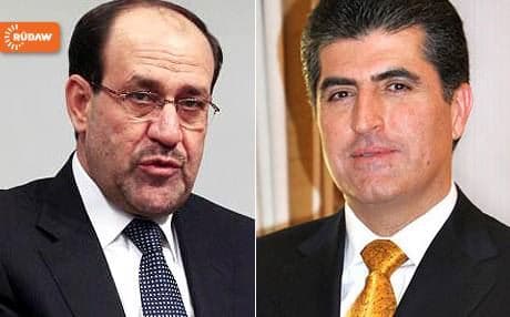 نێچیرڤان بارزانی و نووری مالیكی