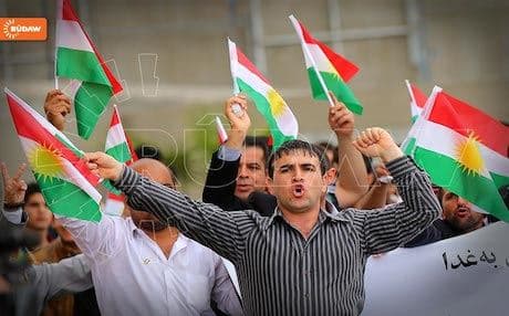 Residents of Erbil condemning Iraq's sectarian policies, April, 2014. Photo: Rudaw