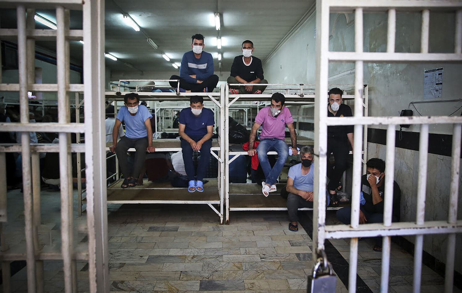 Ghezel Hesar prison in Karaj is the biggest prison in Iran. Photo: IRNA, May 5, 2020