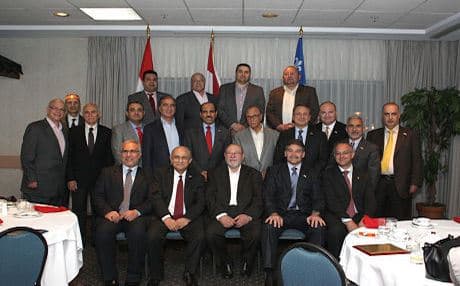 Canadian and Iraqi business delegation meeting in Montreal. Photo courtesy of ICBC
