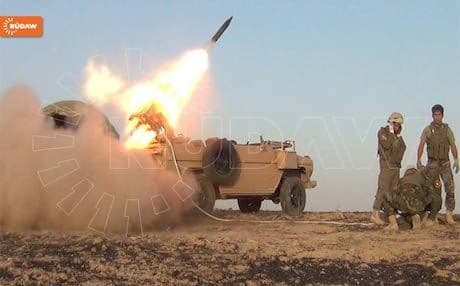 Peshmerga forces south of Kirkuk. Photo: Rudaw