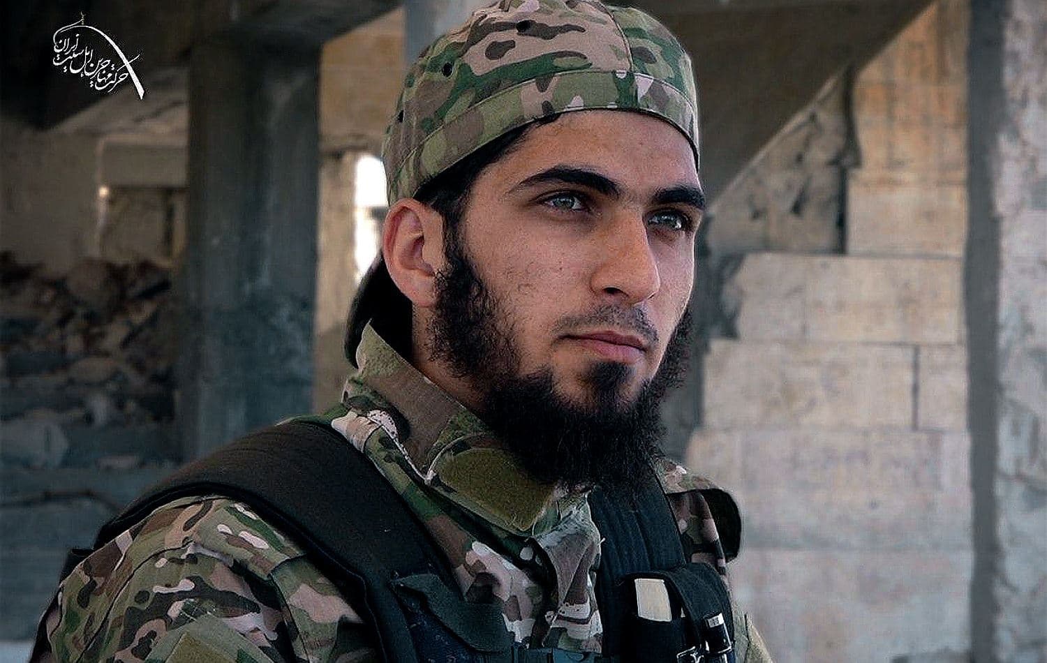 Iranian Kurdish jihadist Zakaria al-Kurdi was killed fighting in the Sahel area of northwest Syria on August 5, 2019. Photo via jihadist media outlet al-Qadissiya on Telegram