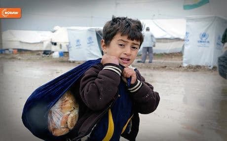 An Iraqi child refugee in the Kurdistan Region. Photo: Rudaw
