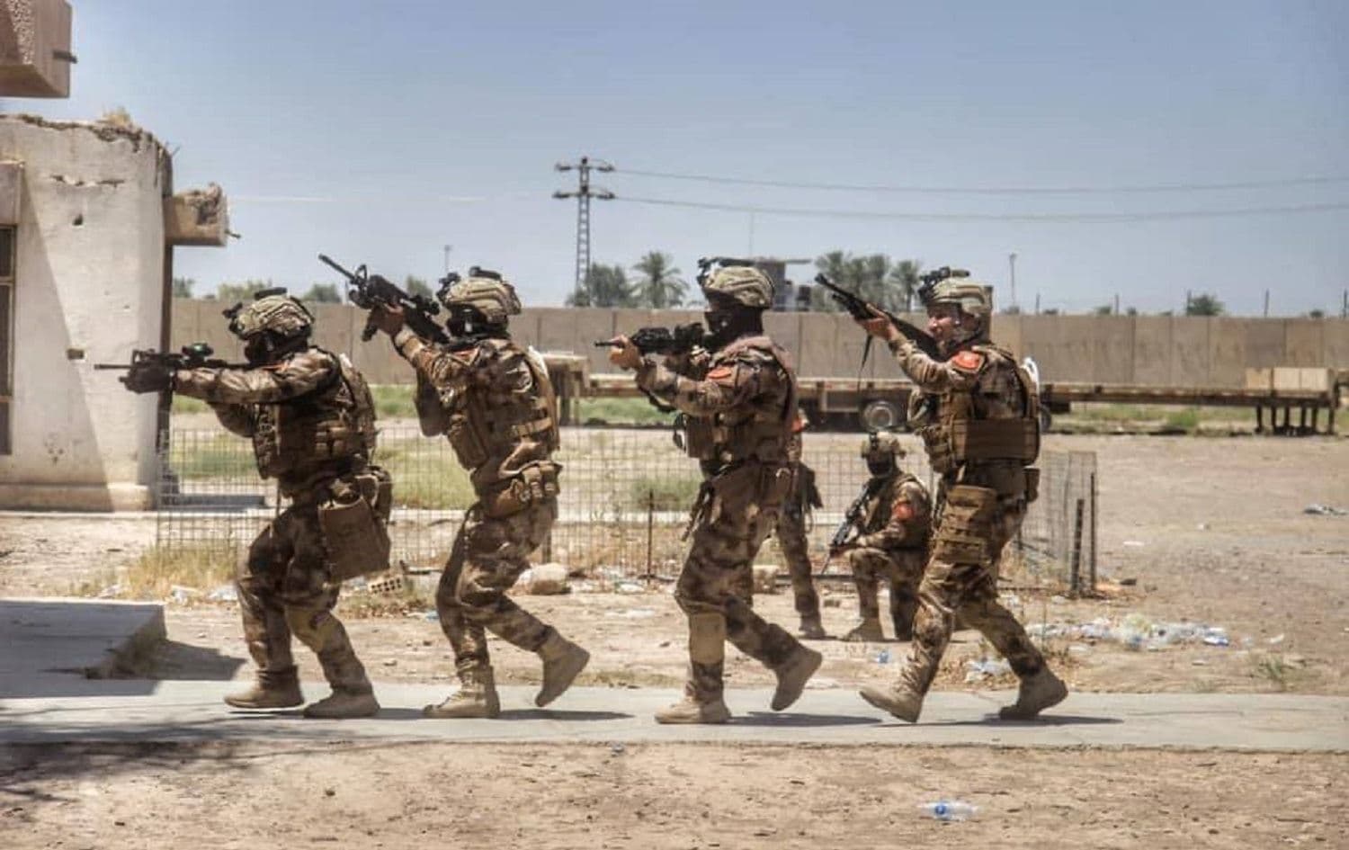 Soldiers during a counter-terror operation. File photo: Iraqi Special Operations Forces.