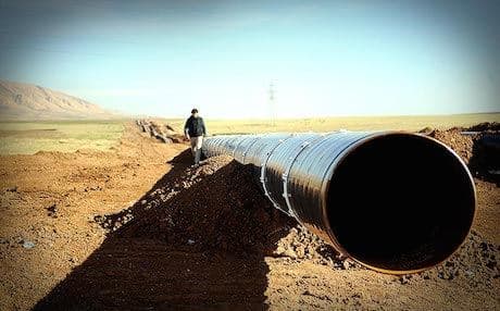 Kurdistan Region's independent oil pipeline. Photo: Rudaw