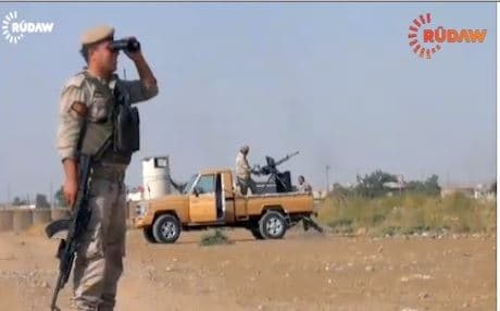 Peshmerga forces in disputed territories. The Kurds see Kirkuk as the capital of future homeland.