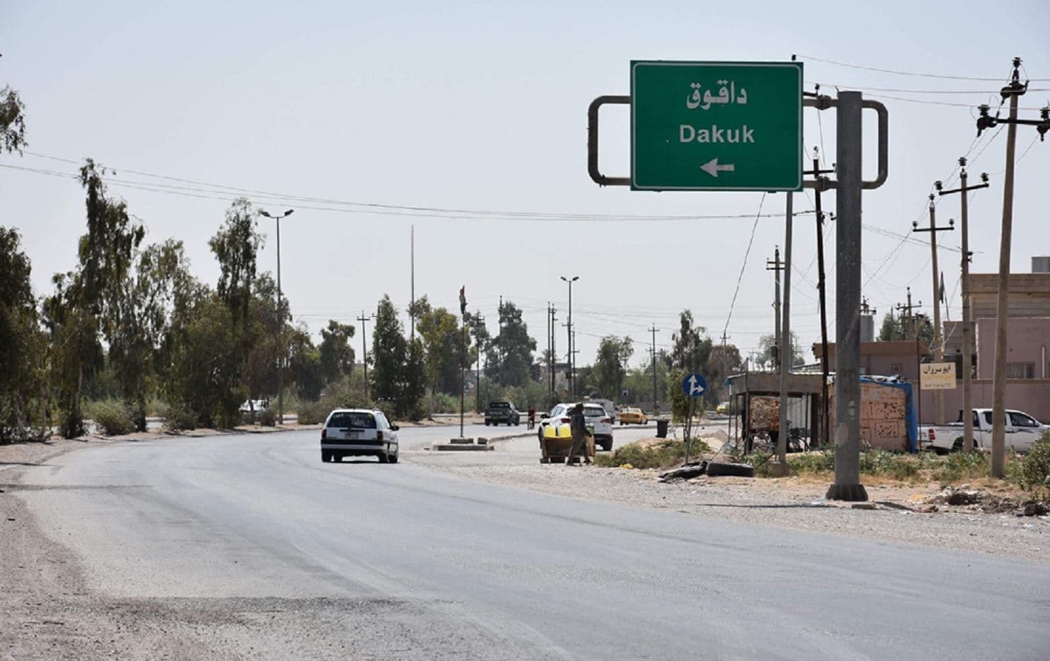 A main street in Daquq as pictured in 2017. File photo: KirkukNow