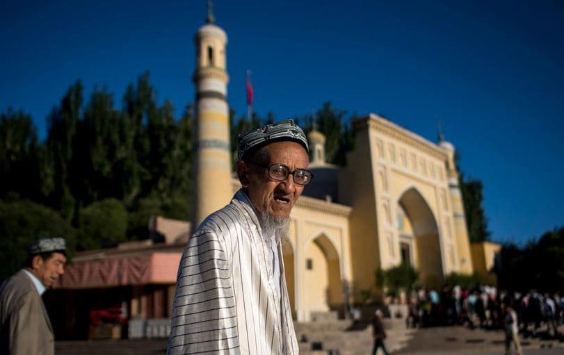 بەهۆی کاری زۆرەملێ بە موسڵمانان. وێنە: AFP