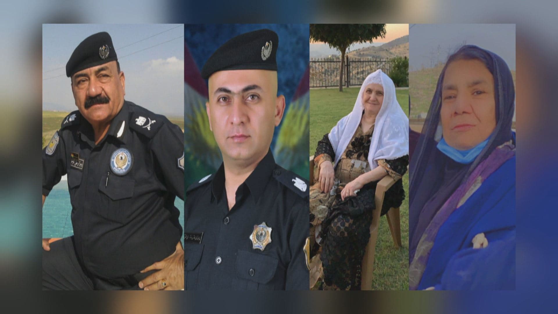 Left to right: Waadulla Mohammed, Rafie Waadulla, Ghariba Assad, and Khula Mohammed, all of whom died in the space of three weeks after contracting the coronavirus. Composite image: Rudaw